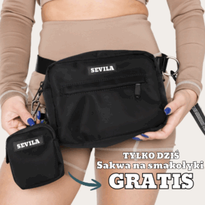 Torba na spacer z psem 3w1 (Sakwa na smakołyki GRATIS)